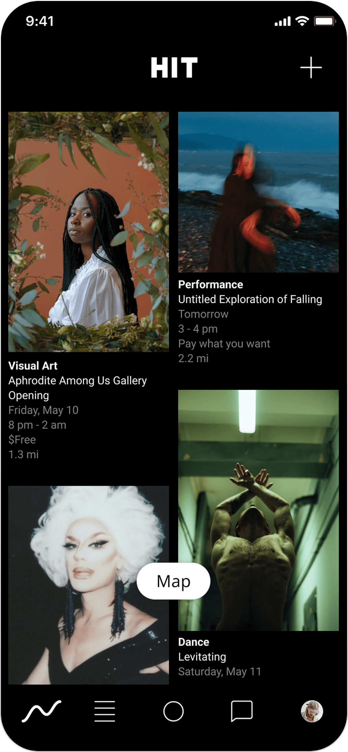 Browse shows by location and date